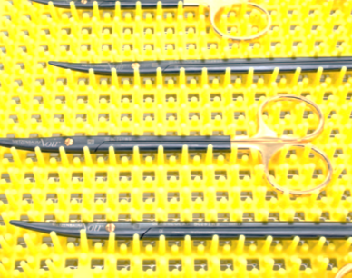 Instrument Organizational System (IOS) Pieces in Basket