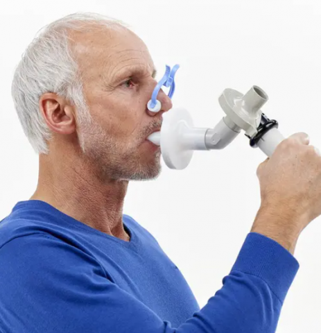 Modular high-end PC-Spirometer in Use