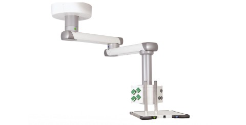 Ceiling mounted boom system